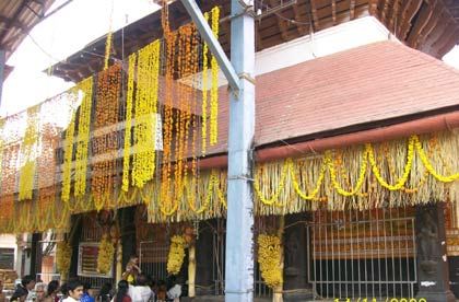 decorated Guruvayoor Temple